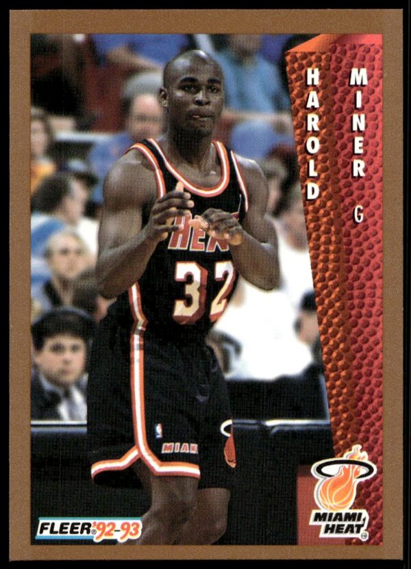 1992-93 Fleer Harold Miner #369 (Front)