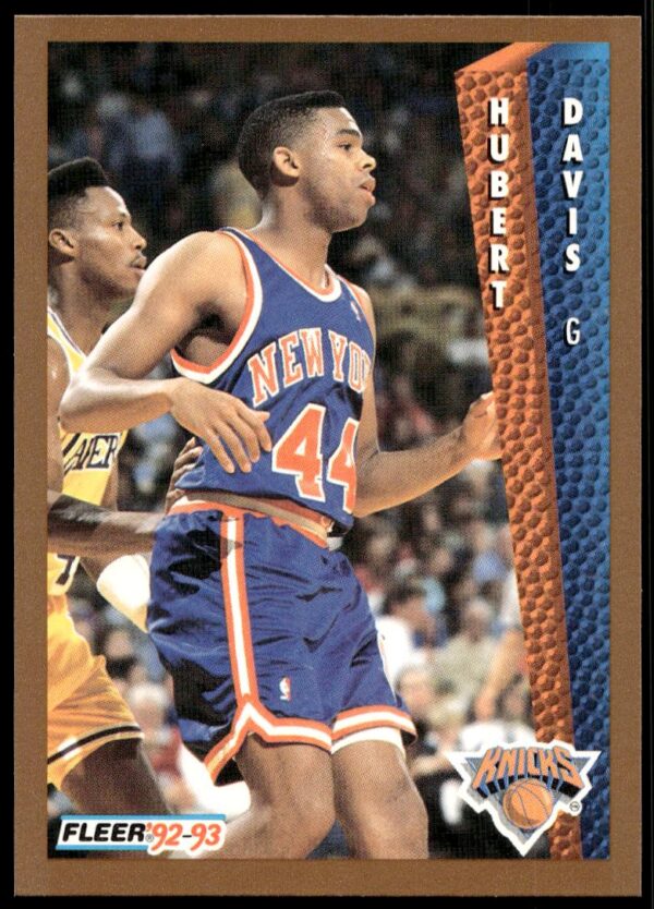 1992-93 Fleer Hubert Davis #395 (Front)