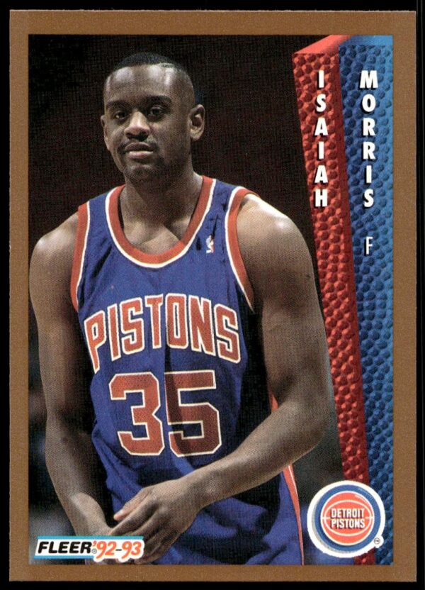 1992-93 Fleer Isaiah Morris #335 (Front)
