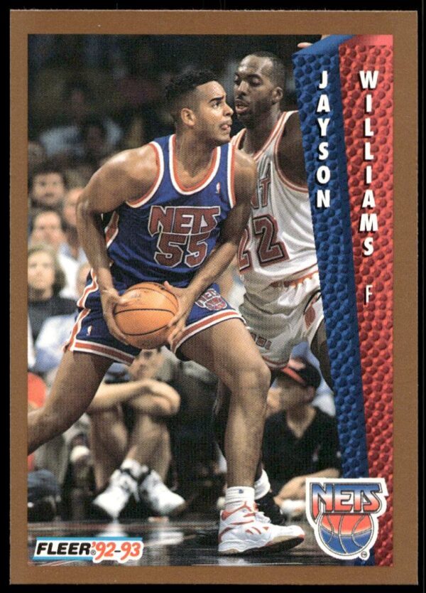 1992-93 Fleer Jayson Williams #391 (Front)