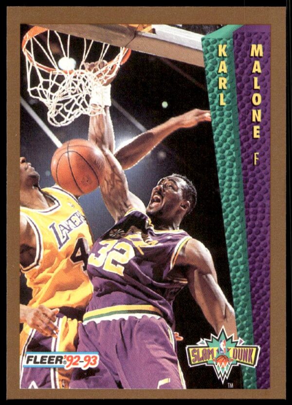 1992-93 Fleer Karl Malone #268 (Front)