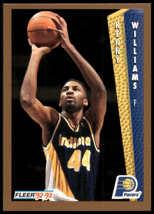 1992-93 Fleer Kenny Williams #354 (Front)