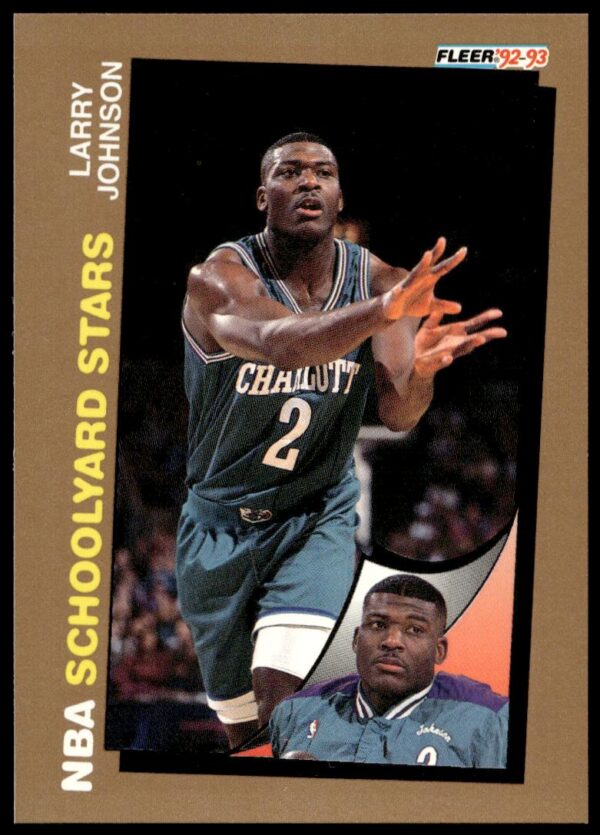 1992-93 Fleer Larry Johnson #259 (Front)