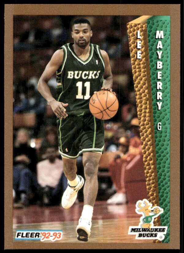 1992-93 Fleer Lee Mayberry #375 (Front)