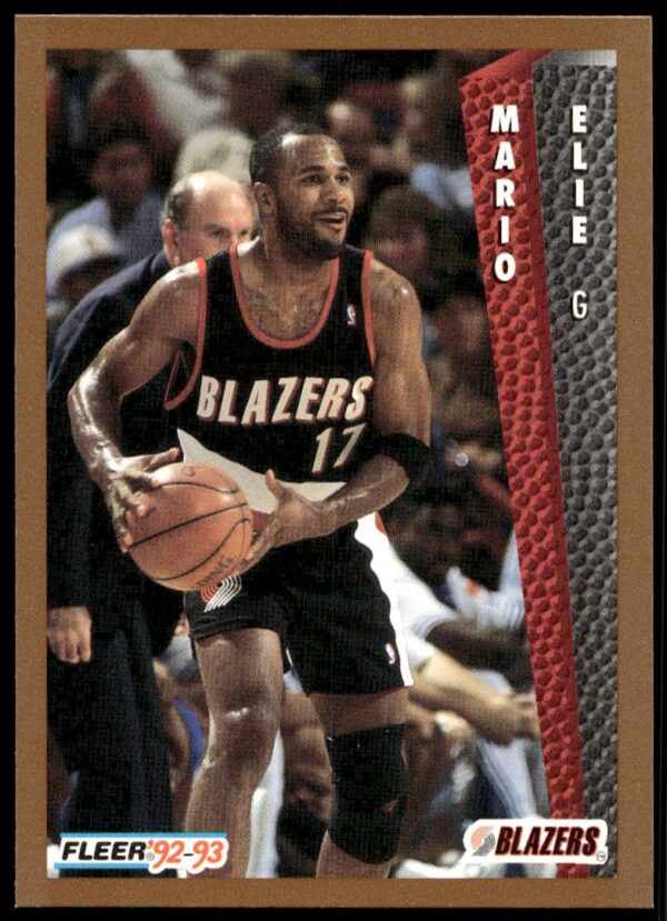 1992-93 Fleer Mario Elie #416 (Front)