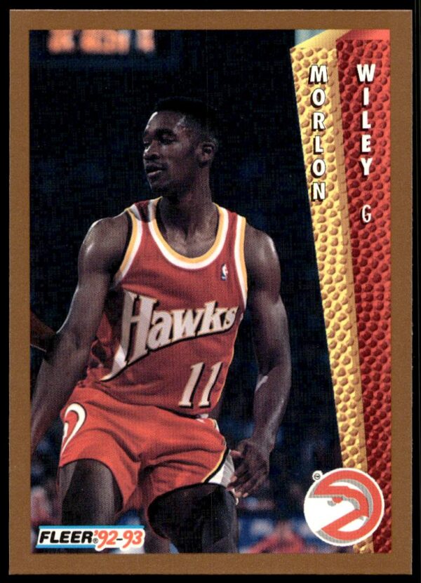 1992-93 Fleer Morlon Wiley #304 (Front)