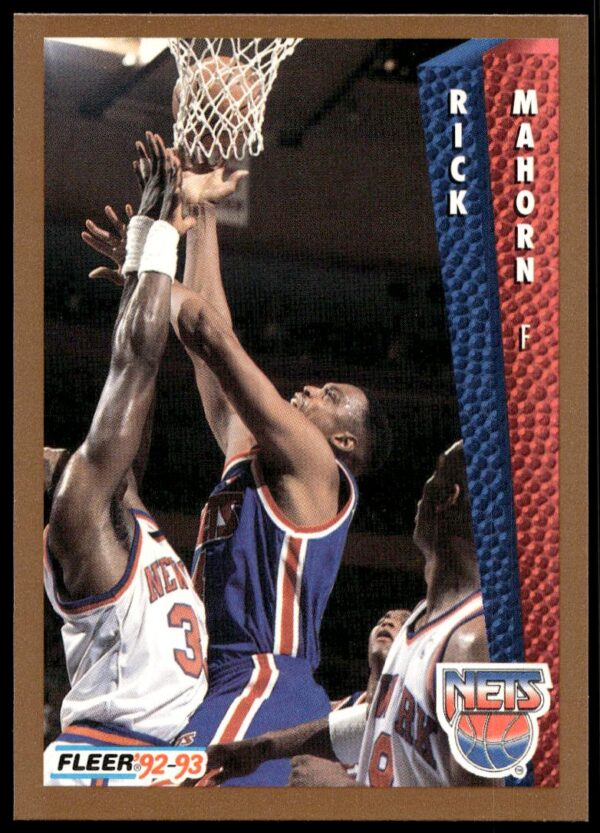 1992-93 Fleer Rick Mahorn #389 (Front)