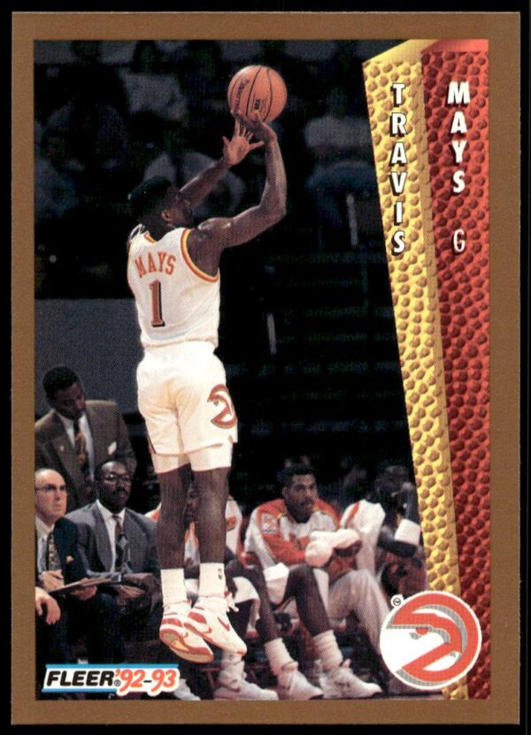 1992-93 Fleer Travis Mays #303 (Front)