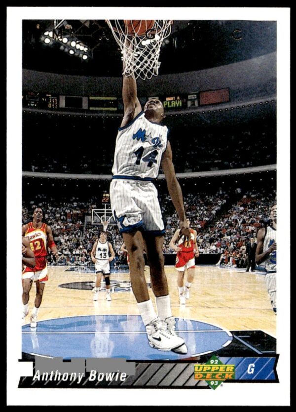 1992-93 Upper Deck Anthony Bowie #206 (Front)