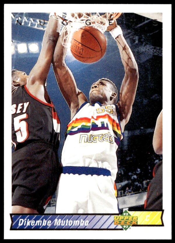 1992-93 Upper Deck Dikembe Mutombo #255 (Front)