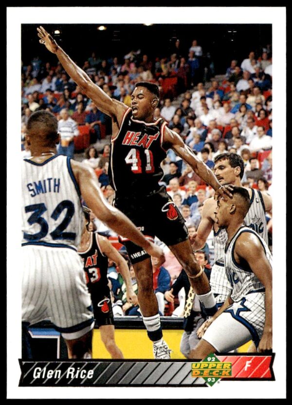 1992-93 Upper Deck Glen Rice #126 (Front)