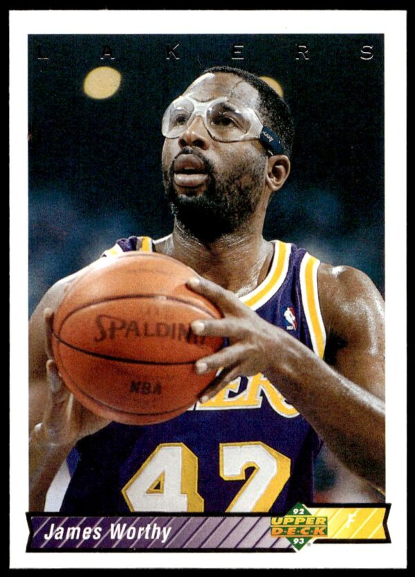 1992-93 Upper Deck James Worthy #156 (Front)