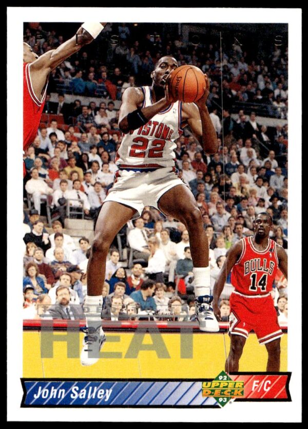 1992-93 Upper Deck John Salley #24 (Front)