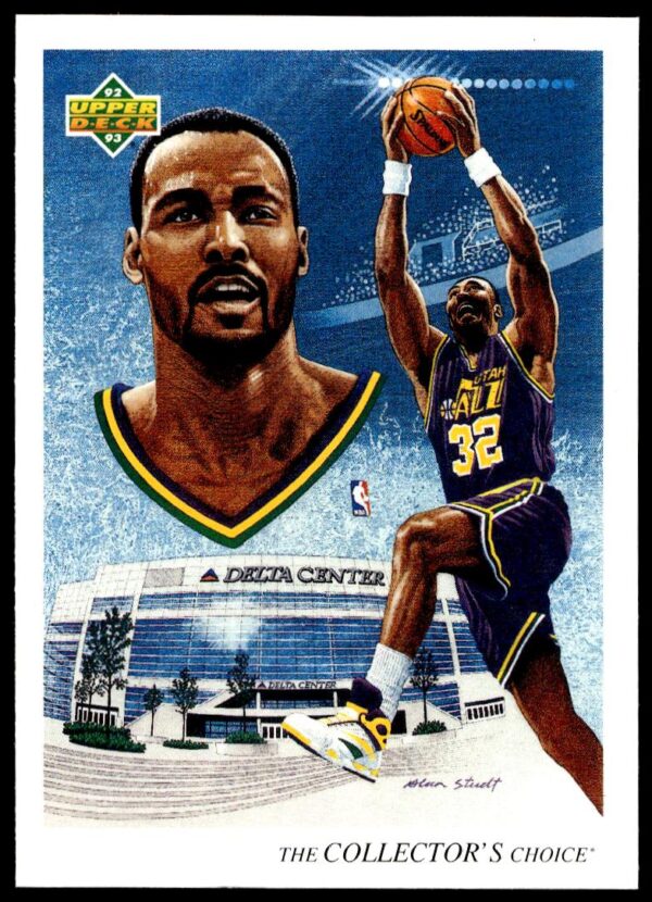 1992-93 Upper Deck Karl Malone #44 (Front)