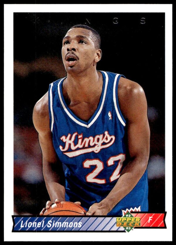 1992-93 Upper Deck Lionel Simmons #243 (Front)