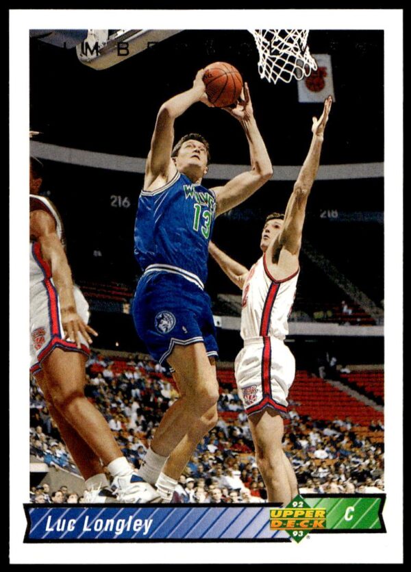 1992-93 Upper Deck Luc Longley #105 (Front)