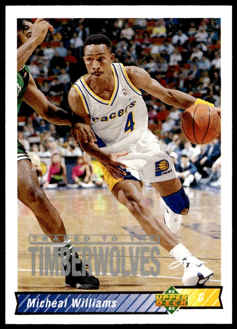 1992-93 Upper Deck Micheal Williams #95 (Front)