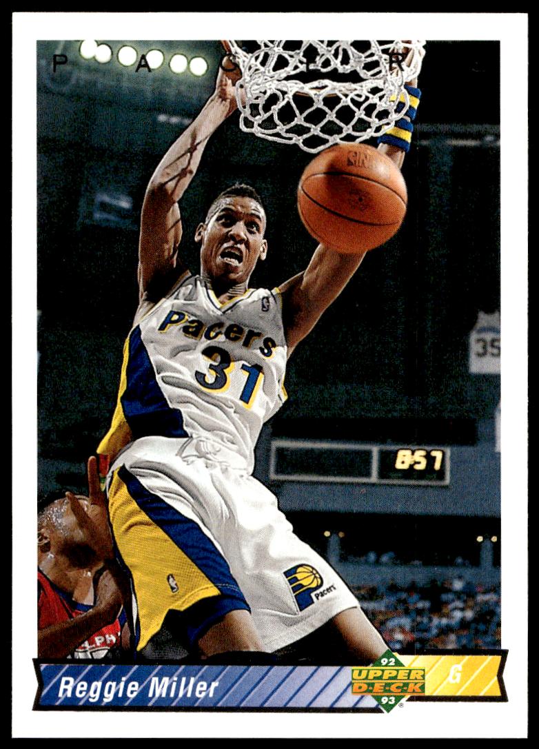 1992-93 Upper Deck Reggie Miller #123 (Front)