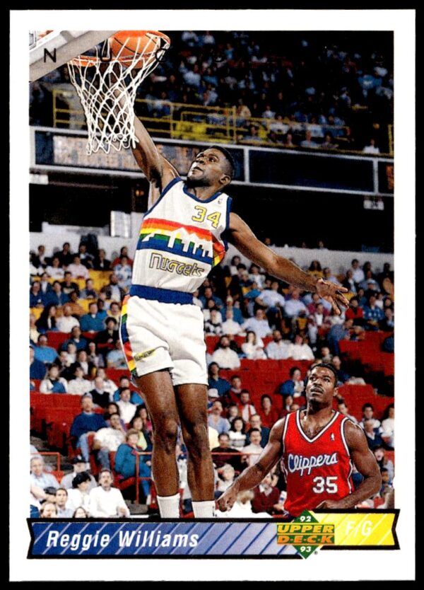 1992-93 Upper Deck Reggie Williams #113 (Front)