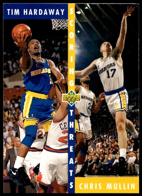 1992-93 Upper Deck Tim Hardaway / Chris Mullin #65 (Front)