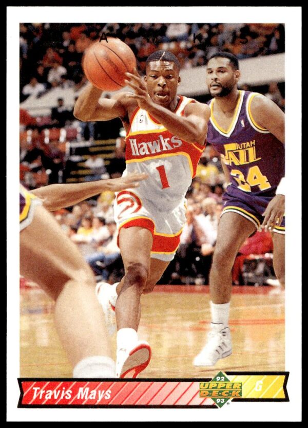 1992-93 Upper Deck Travis Mays #233 (Front)