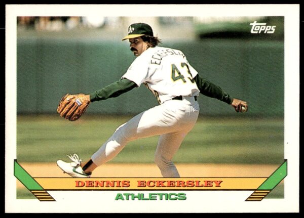 1993 Topps Series 1 Dennis Eckersley #155 (Front)