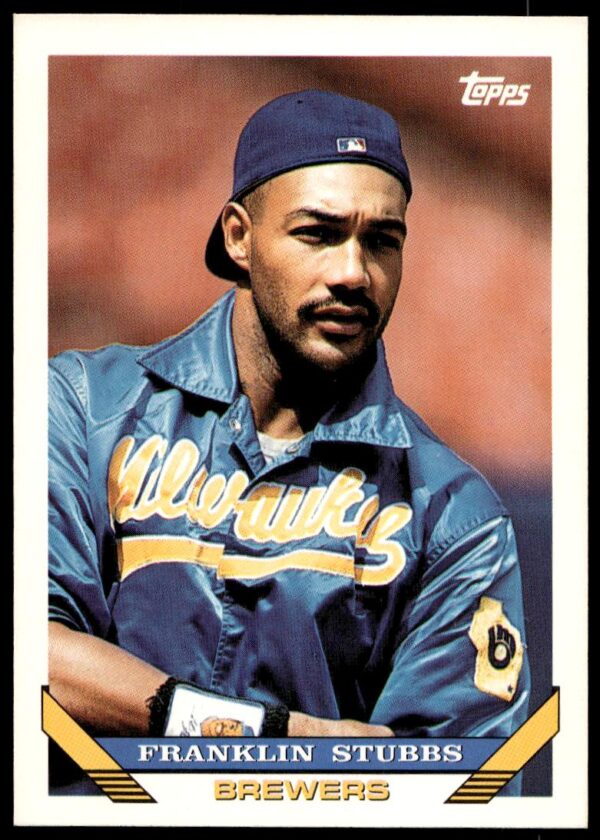 1993 Topps Series 1 Franklin Stubbs #124 (Front)