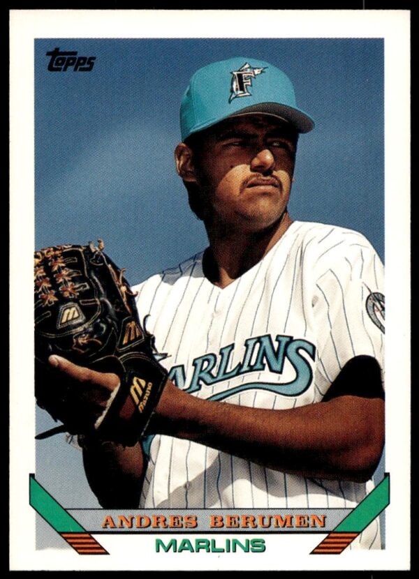 1993 Topps Series 2 Andres Berumen #627 (Front)