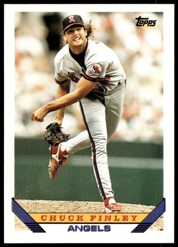 1993 Topps Series 2 Chuck Finley #605 (Front)