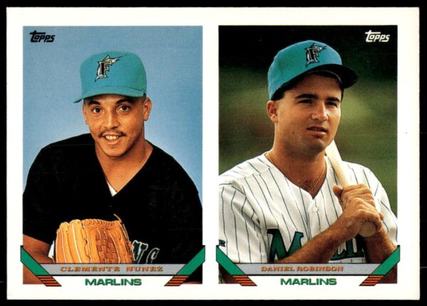 1993 Topps Series 2 Clemente Nunez / Daniel Robinson #599 (Front)