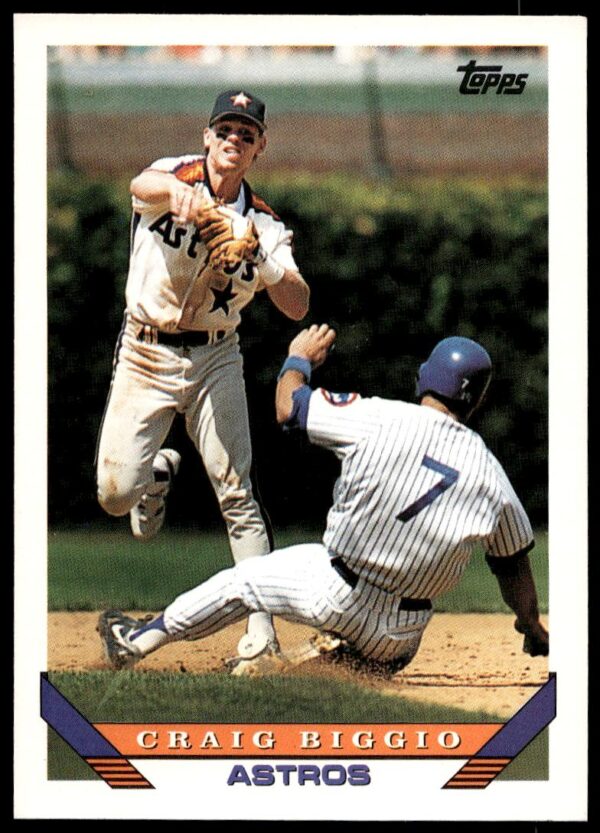 1993 Topps Series 2 Craig Biggio #680 (Front)
