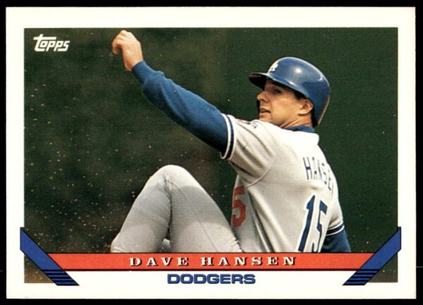 1993 Topps Series 2 Dave Hansen #469 (Front)