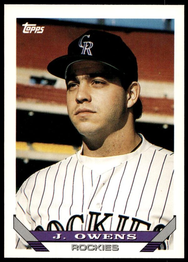 1993 Topps Series 2 J. Owens #606 (Front)