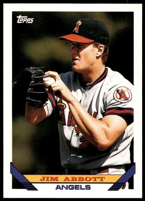 1993 Topps Series 2 Jim Abbott #780 (Front)