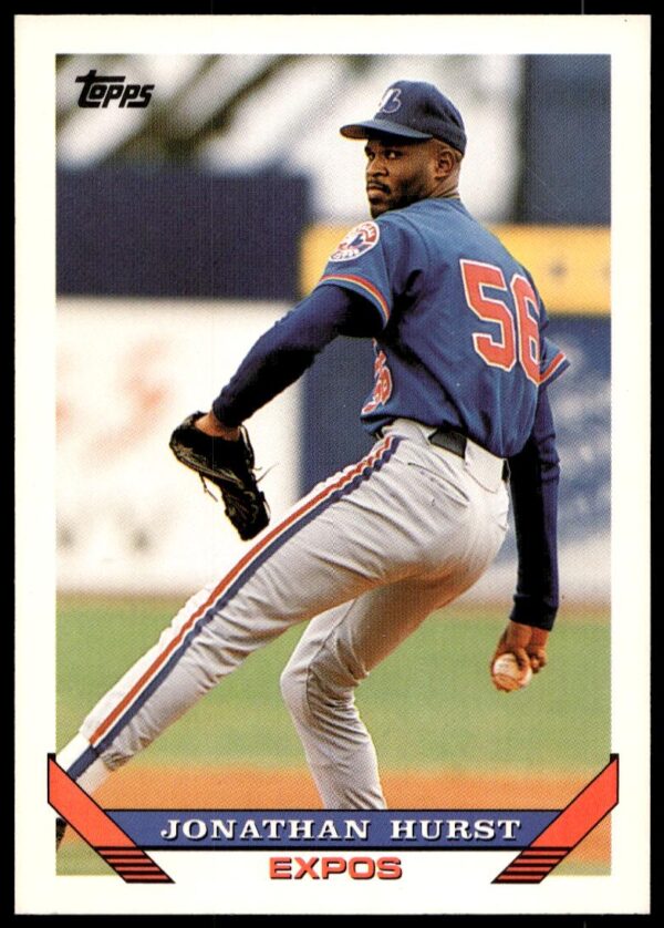 1993 Topps Series 2 Jonathan Hurst #727 (Front)