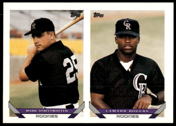 1993 Topps Series 2 Mark Strittmatter / Lamarr Rogers #746 (Front)