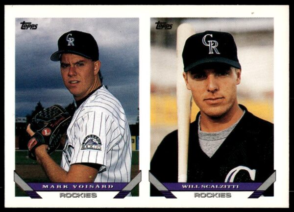 1993 Topps Series 2 Mark Voisard / Will Scalzitti #476 (Front)