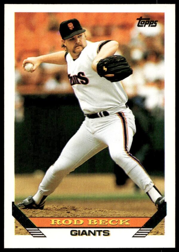 1993 Topps Series 2 Rod Beck #604 (Front)