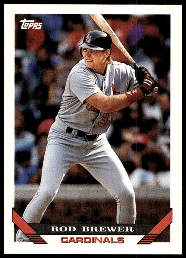 1993 Topps Series 2 Rod Brewer #566 (Front)