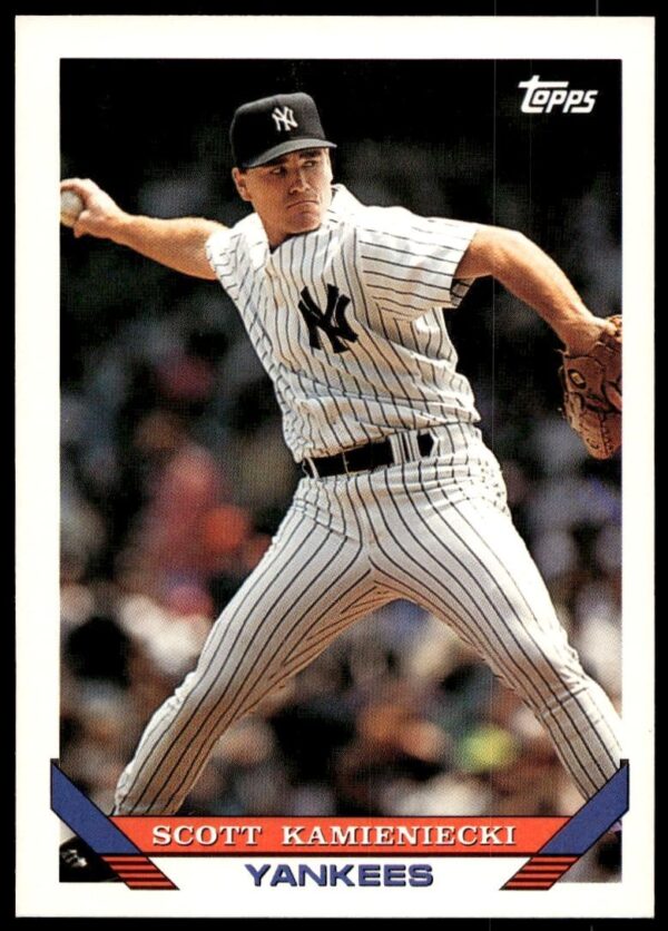 1993 Topps Series 2 Scott Kamieniecki #749 (Front)