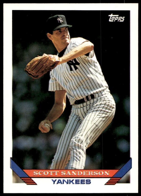 1993 Topps Series 2 Scott Sanderson #525 (Front)