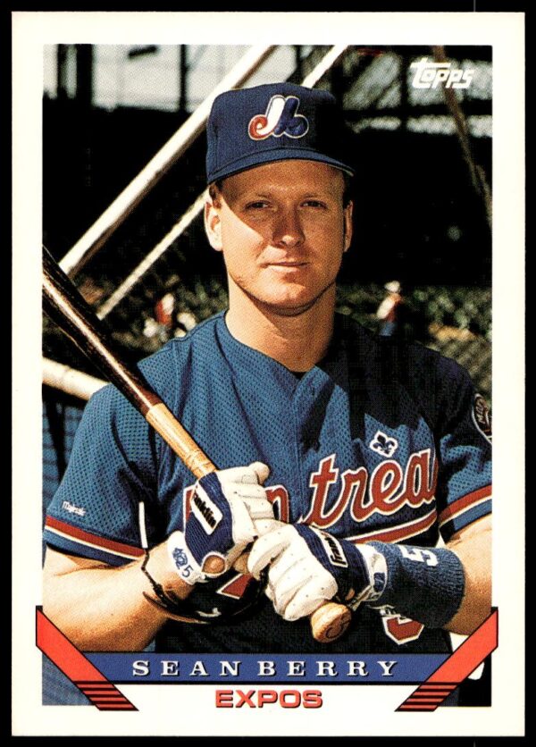 1993 Topps Series 2 Sean Berry #758 (Front)