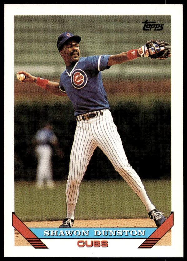 1993 Topps Series 2 Shawon Dunston #595 (Front)