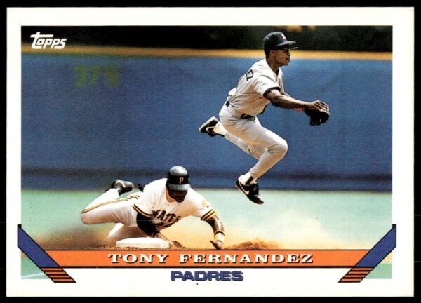 1993 Topps Series 2 Tony Fernandez #465 (Front)