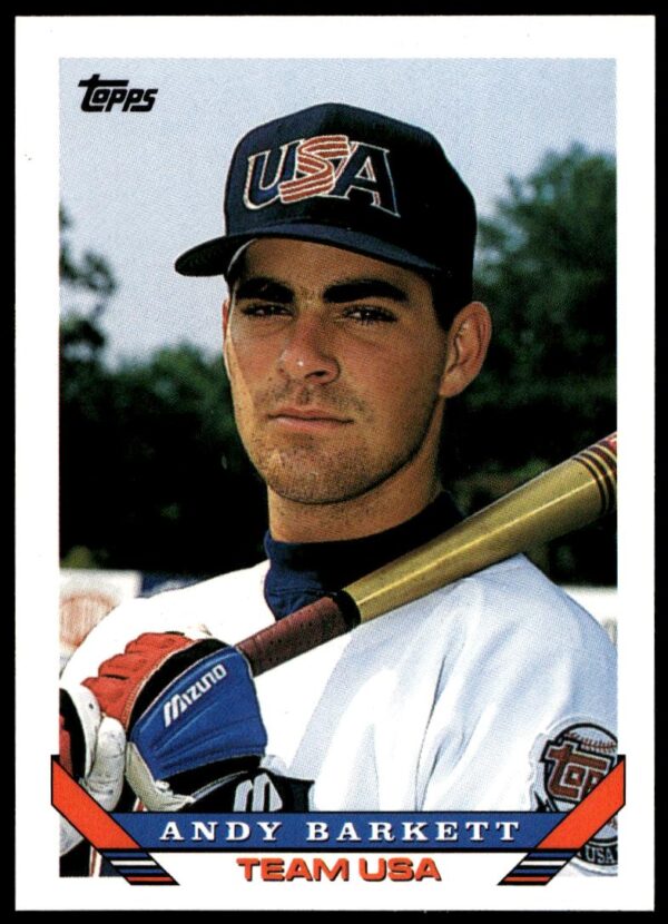 1993 Topps Traded Andy Barkett #93T (Front)