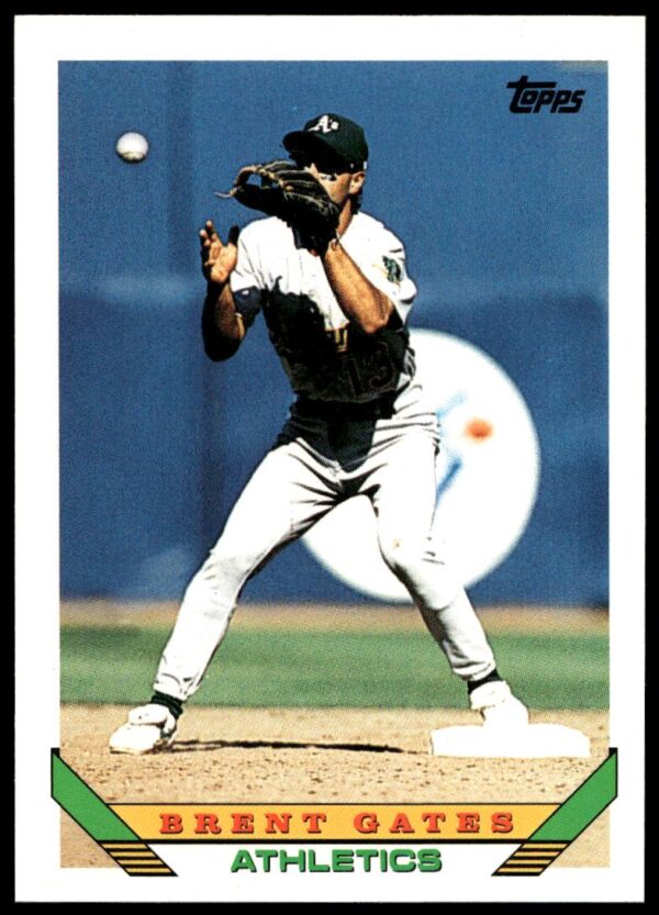 1993 Topps Traded Brent Gates #91T (Front)