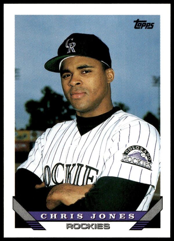 1993 Topps Traded Chris Jones #102T (Front)