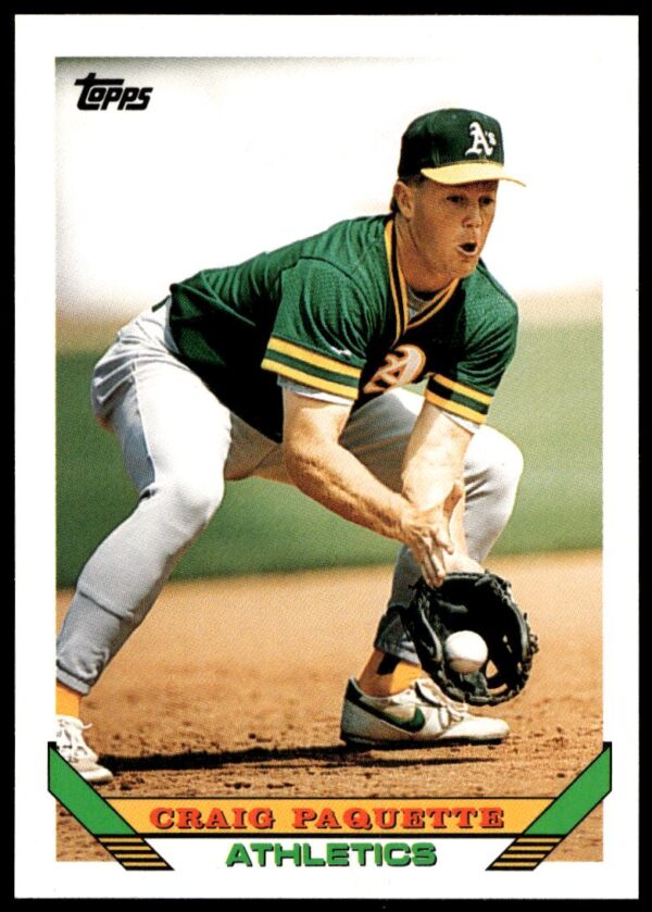 1993 Topps Traded Craig Paquette #38T (Front)