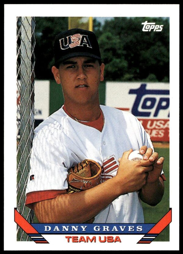 1993 Topps Traded Danny Graves #97T (Front)