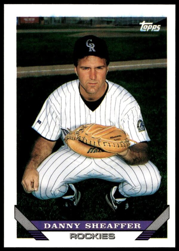 1993 Topps Traded Danny Sheaffer #39T (Front)